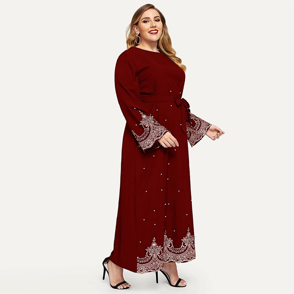 Ramadan dubai abaya hijab muslimsk maxi kjole tyrkiske kjoler islamisk tøj abayas til kvinder kaftan caftan gamis muslim wanita
