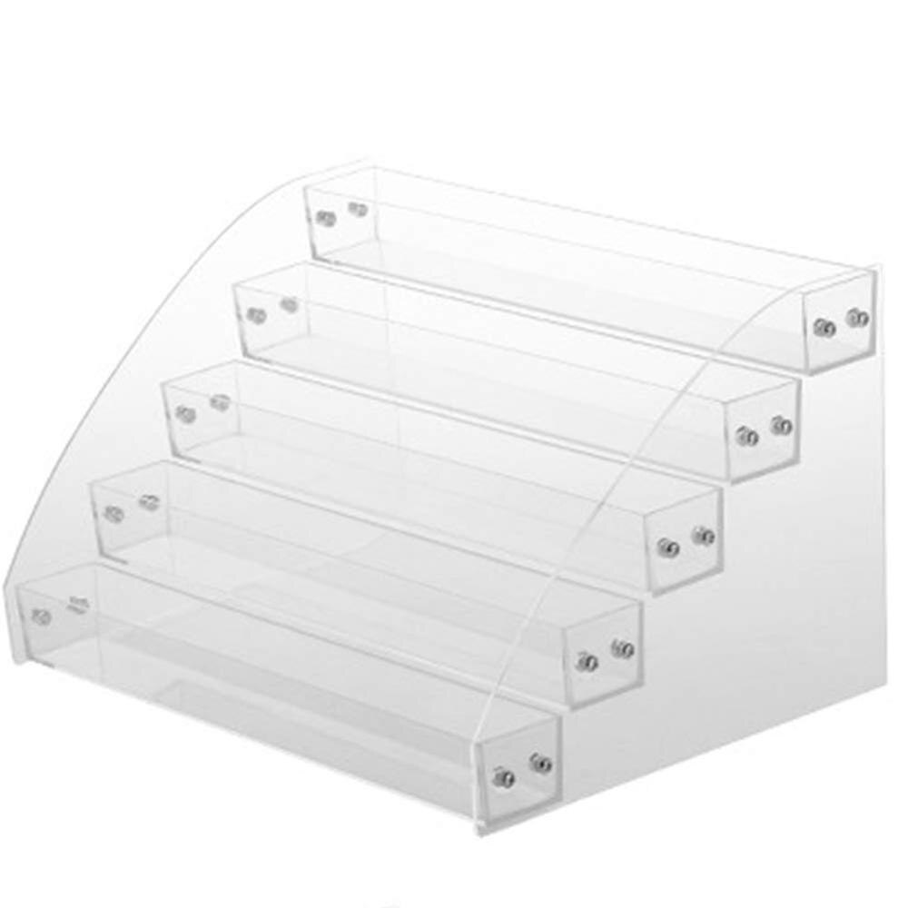 Multi-couche détachable acrylique vernis à ongles support de table affichage clair maquillage organisateur vernis lunettes de soleil plateau support de support: 5-Layers