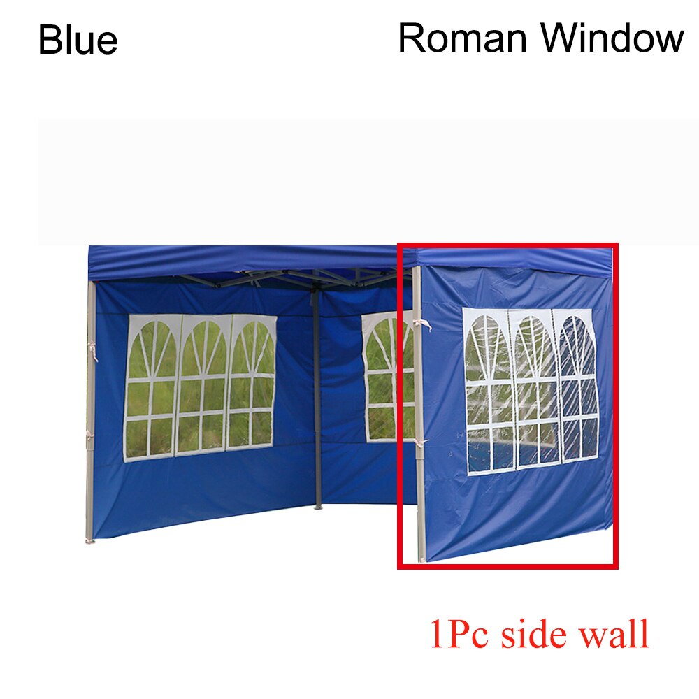 Tente imperméable portative extérieure d'ombre de jardin de mur latéral de remplacement de tente imperméable de tissu d'oxford abri sans dessus d'auvent: 3x3x2m-8