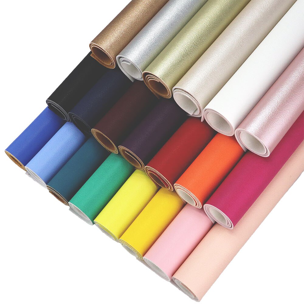 30x136cm rolka gładka Faux syntetyczny materiał ze skóry PU materiał na kokardy do włosów kolczyki torebki buty DIY BH080