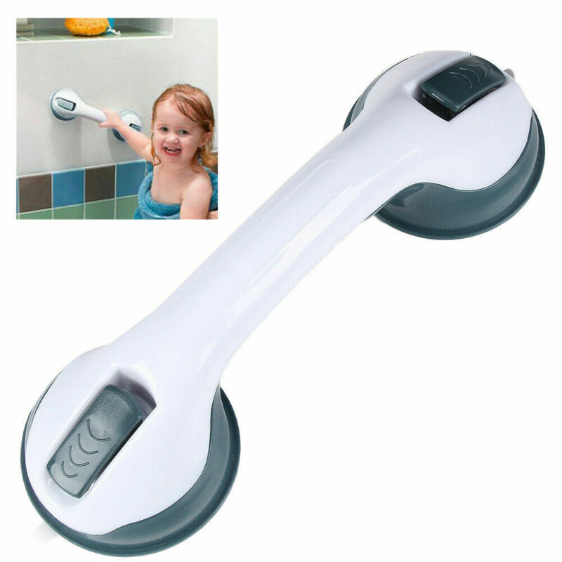 Bathroom Suction Cup Handrail Handle For Bathroom Strong Sucker Hand Grip White Handrail