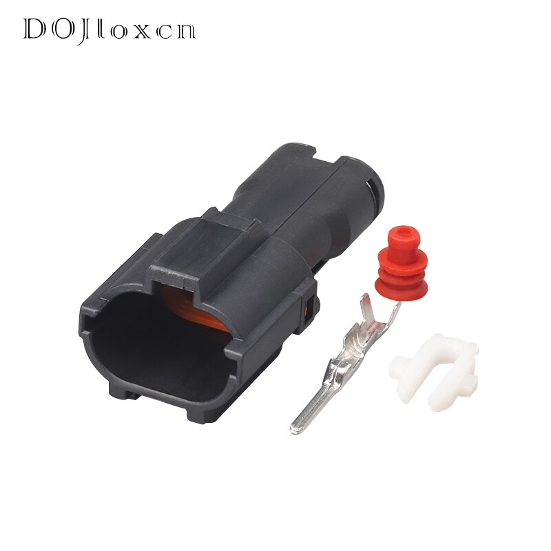 1/5/10/20/50 Sets 2 Pin Waterproof Electrical Sensor KET Wiring Male Female Connector For Hyundai Elantra MG640322-5 MG610320-5: 2p  male / 10 ets
