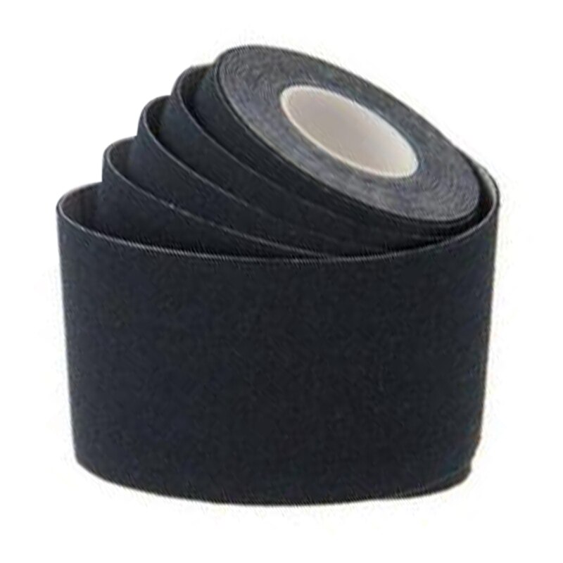 Bande athlétique de kinésiologie de Sport-bande de blessure de Sport pour le genou, l'articulation, le soutien musculaire-bande de bande cinétique adhésive: Black