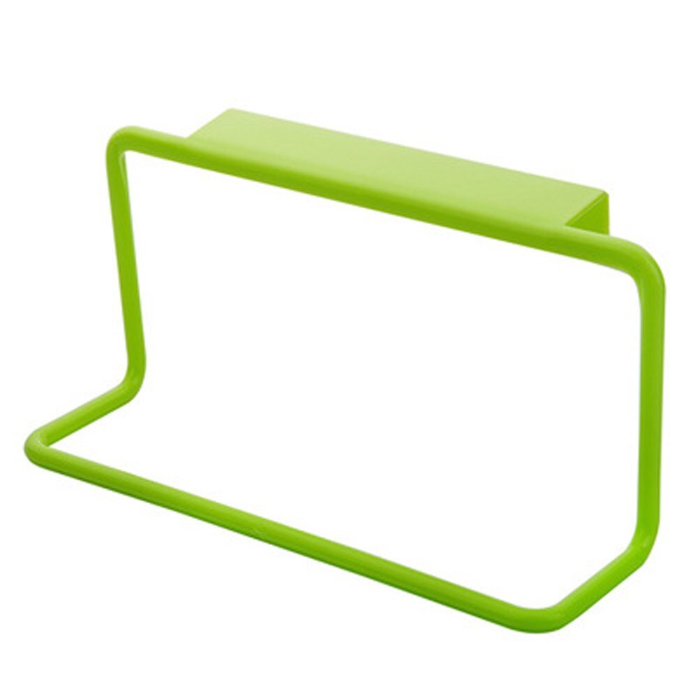 Nuttig Handig Handdoekenrek Opknoping Houder Organizer Badkamer Keukenkast Kast Hanger L * 5: green