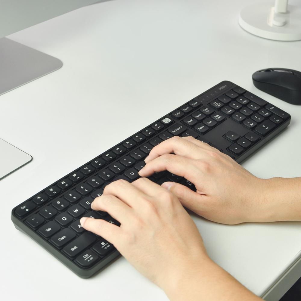Youpin MIIIW-teclado inalámbrico con ratón, 104 teclas, 2,4 GHz, Compatible con múltiples sistemas, Windows