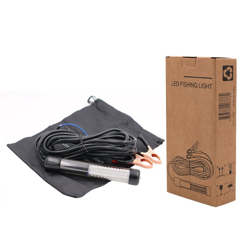 Green Underwater Light Submersible Boat Night Fishing Fish Lighter Light 900 Lumens 12 V 180 Led Fishing Lamp: Default Title