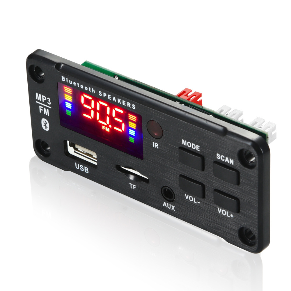 2*25w amplificador bluetooth mp3 placa decodificadora carro mp3 player módulo de gravação usb rádio fm aux para alto-falante áudio handsfree diy