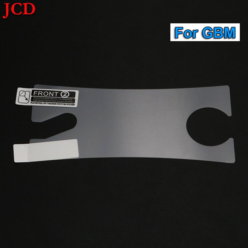 Jcd plast klar för gbp skärmlinsskydd för gb gba gbc gba sp skyddsfilm: För gbm