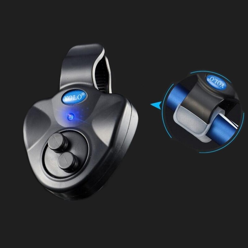 Caña de pescar electrónica LED, herramienta de pesca con amortiguación, identificación inteligente, gancho de mordida inteligente, recordatorio, alimentada por batería, nueva