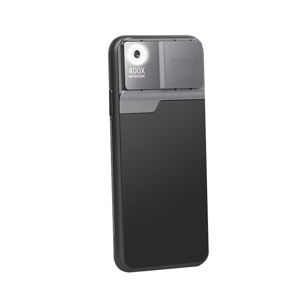 Mobiele Telefoon Microscoop Voor Iphone 12/Pro/Pro Max Beschermende Frame Hd Camera Led Lichtgeleider Aluminium Accessoires
