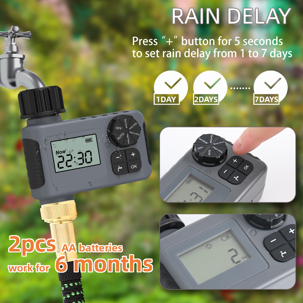 Sprinkler Wasser Timer Wassersystem für Garten Garten Timer Pflanze Bewässerung Computer automatische Bewässerung Timer Tropf