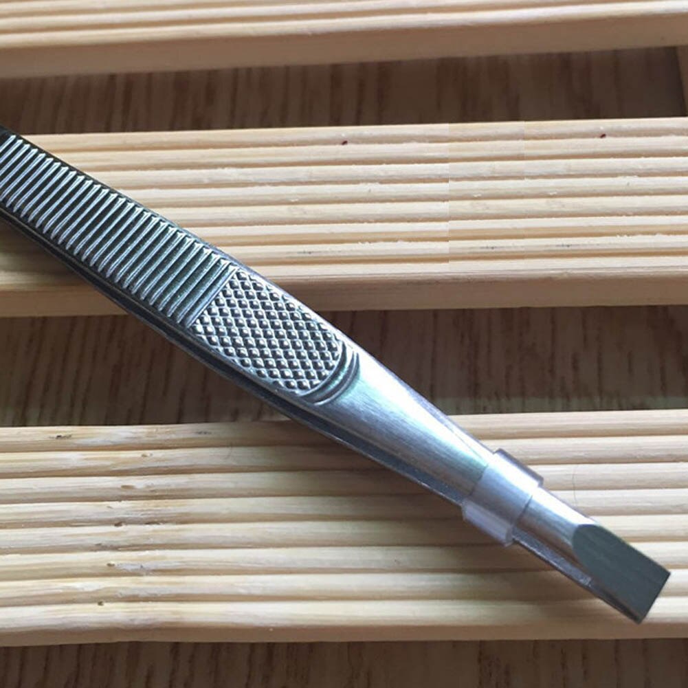 1 stk øjenbryn ansigt næse hår klip pincet remover rustfrit stål pincet formværktøj øjenbryn pincet til mænd kvinder