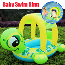 Zwembad Water Speelgoed Baby Zwemmen Cirkel Drijvende Plaat Water Speelgoed Drijft Zonnescherm Baby Baby Float Zetel Auto