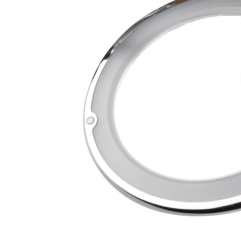 Hvitt led sminkespeil 10x forstørrelse kosmetisk speil led opplyst bærbart håndspeil sminkespeil på veggen