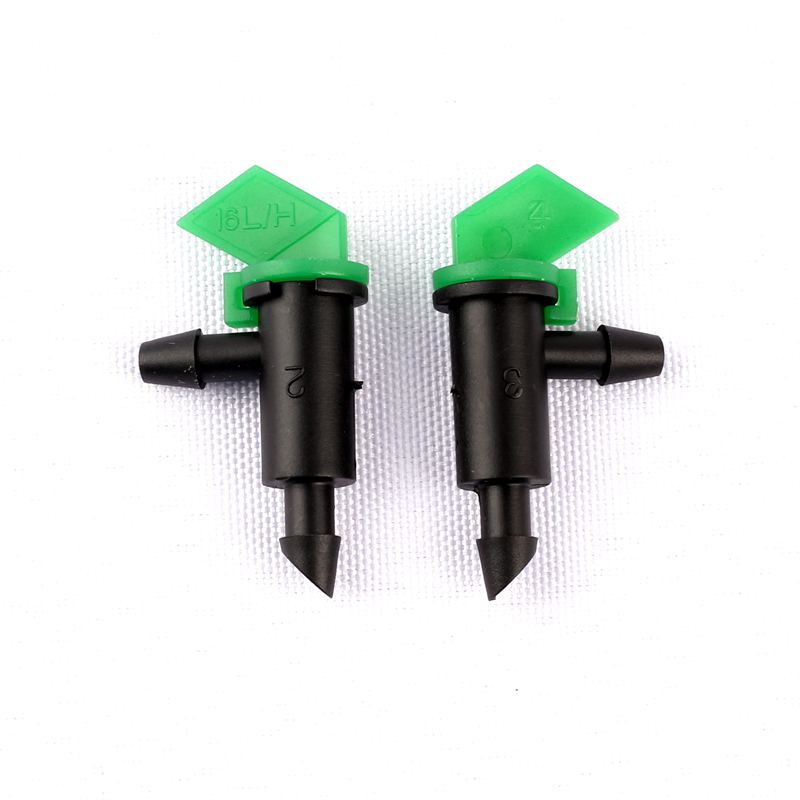 25pcs 16 Litter Flag Dripper Green Drip Head Micro Irrigation Emitter Water Saving Irrigation Emitter Garden Nursery Veg Waterin