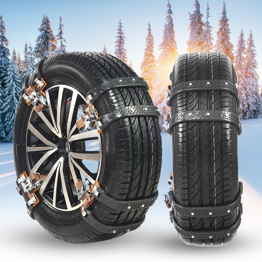 1PCS Car Snow Chains Universal Tendon Thickened Sand Snow Emergency Tires Special Auto Anti-skip Car Tire Security Chain