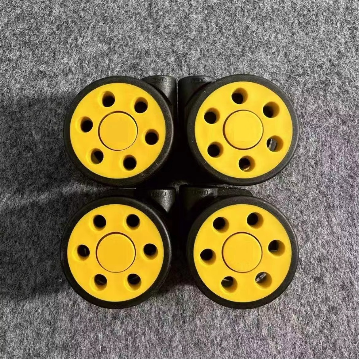 Bagagewielen voor rimowa reparatie, 50mm vervangende wielen, draagwielen, trolleykoffer, stille zwenkwielen, kofferaccessoires