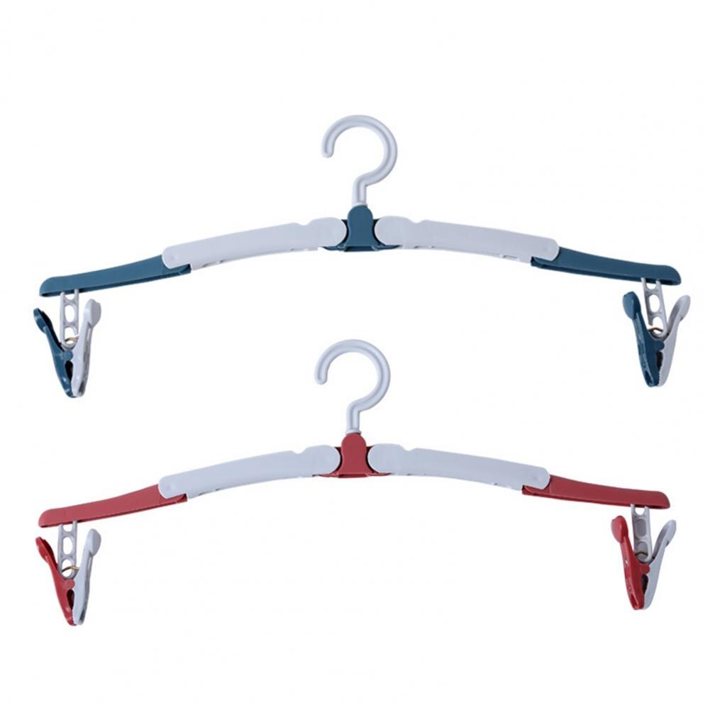 Travel Clothes Rack Hanger Portable Durable Folding Clothes Hanger Multifunction Stretch Drying Rack Home Wardrobe Storage