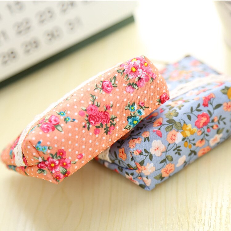 eTya Women Purses Cute Zipper Small flower Bag female Girl Headset Line Coin Purse Card Bag Clutch Wallet key bags