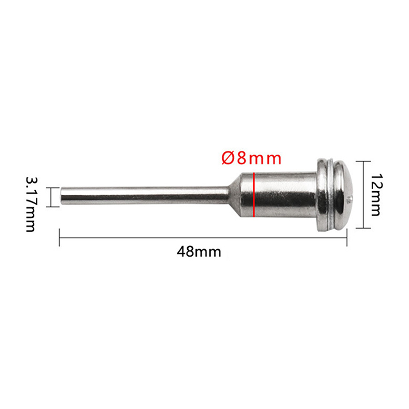 3.175/6mm Schacht Polijstschijf Opspandoorns Set Slijpschijf Verlengstuk Drijfstang Voor Dremel Rotary Tool