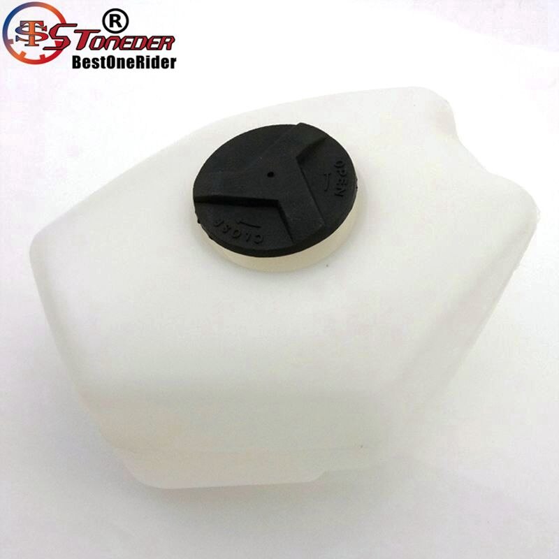 STONEDER Plastic Petrol Gas Fuel Tank For Chinese 2 Stroke 47cc 49cc Minimoto Kids Mini Moto Pocket Bike