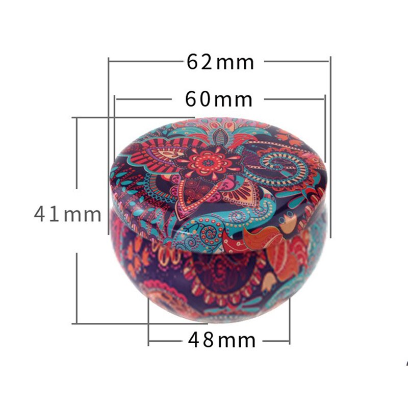 6 Pcs Candle Tin Jars DIY Candle Making kit Holder Storage Case for Dry Storage