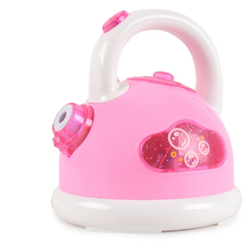 Waterkoker Bubble Machine Automatische Zeep Bubble Blower Machine Licht Muziek Grappig Outdoor Speelgoed Voor Kinderen: Pink