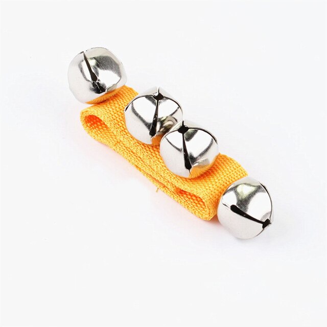 Hochet Musical pour bébé, jouet de poignet de main de bébé, clochette secouant le pied, hochets de pied, jouets mobiles de -né, Percussion, jouet éducatif précoce: yellow
