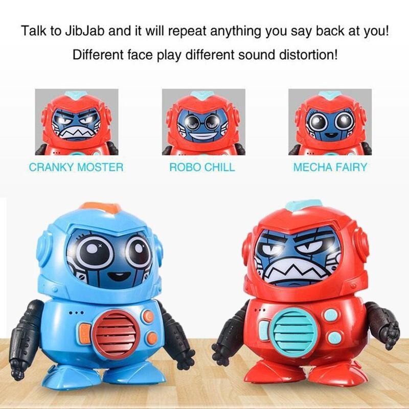 Electric Robot Face Changing Robot Doll Automatic Face Shaking Changing Vioce Doll Changing Electric Toy P5V3