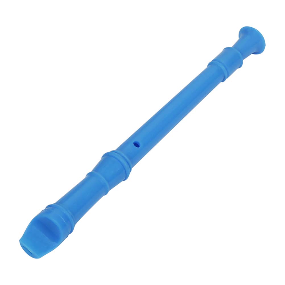 ABS Descant Recorder Fluit Beginner Niet giftig Kinderen Muziek Wind Instrumenten (Blauw & Roze): Blue