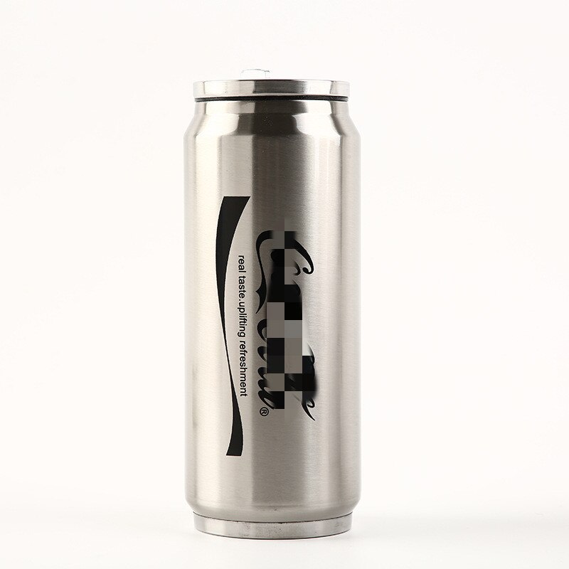 Cup Sports Water Cup 304 Stainless Steel Thermos Portable Thermos Outdoor Water Cup Travel: 350ml / Silver