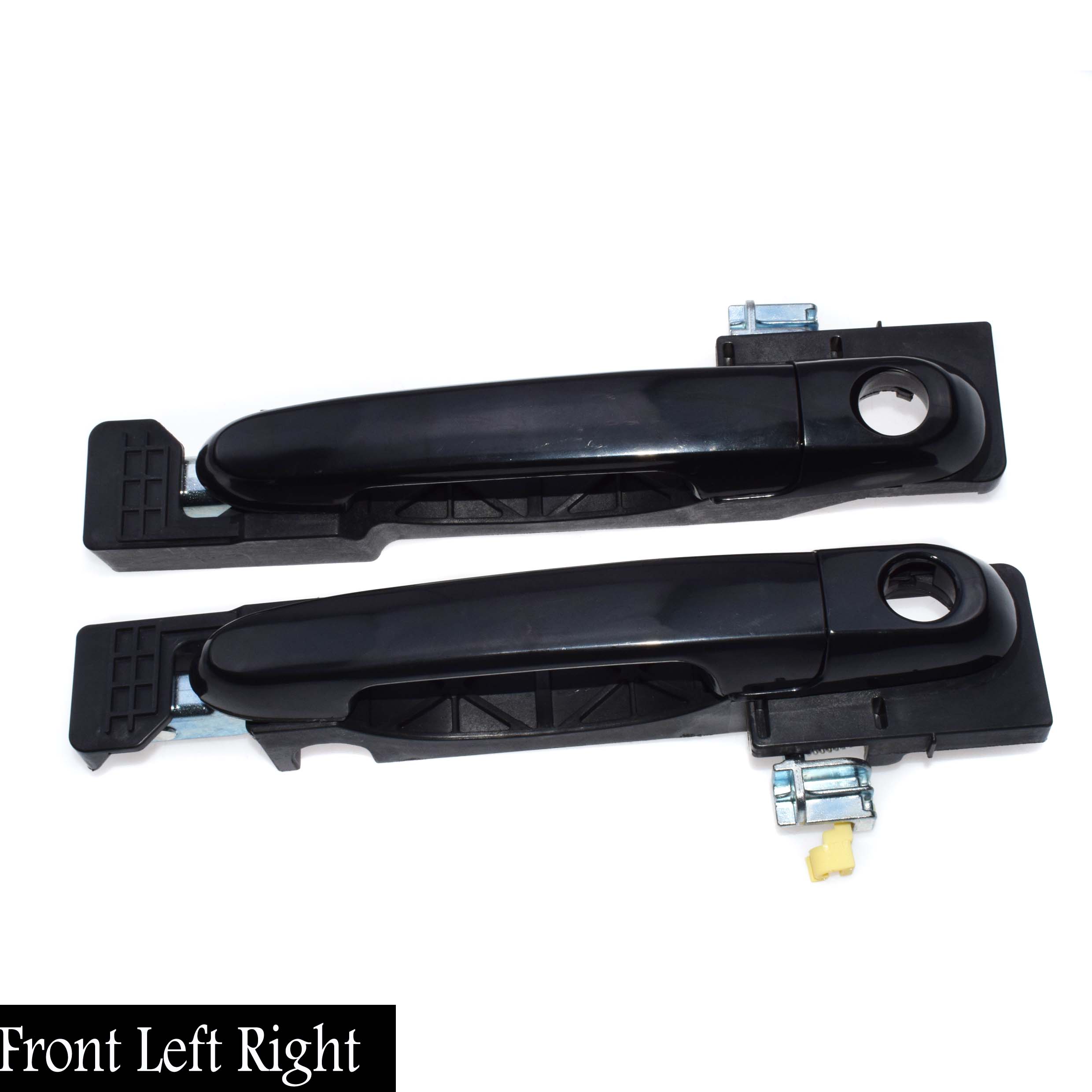 Manija de puerta interior y externa, Kit de manija de puerta interior trasero izquierdo delantero derecho para Hyundai Accent 1.6L 2006 2007: Outside FL FR