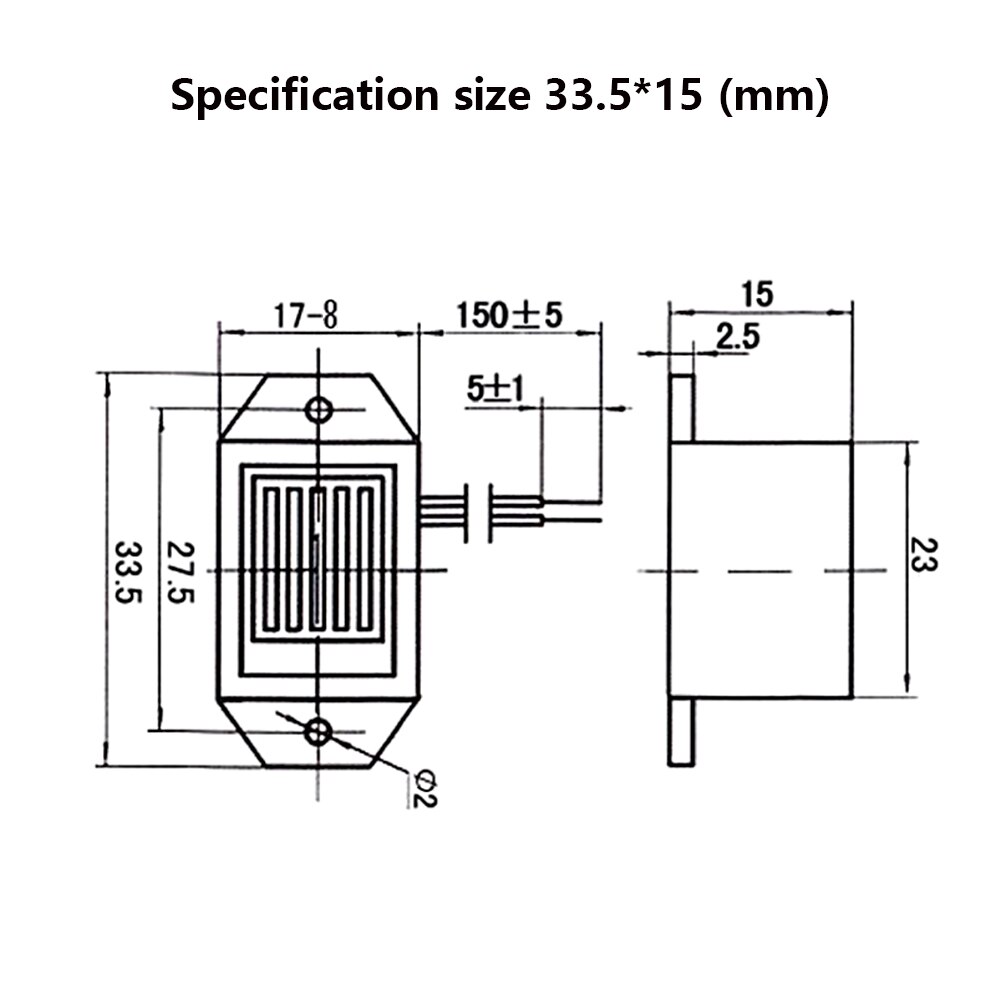 1Pc Mini Mechanische Buzzer Alarm Buzzer Dc 1.2/3/6/12V 85dB Mini Elektronische Alarm buzzers Constante Tone