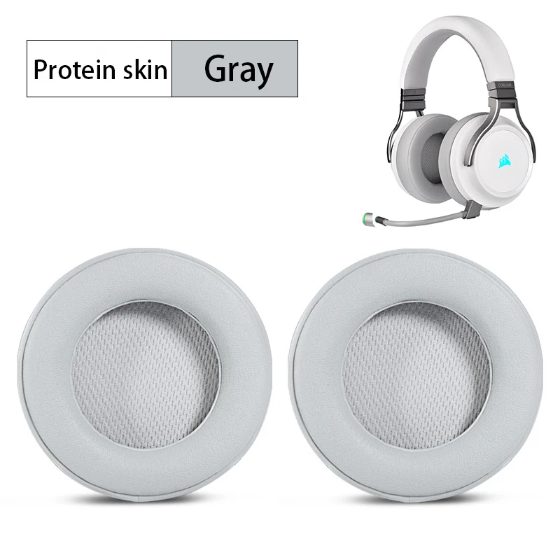 Replacement Ear pads for CORSAIR VIRTUOSO RGB Wireless SE Headset Headphones Leather Sleeve Earphone Earmuff: Blue