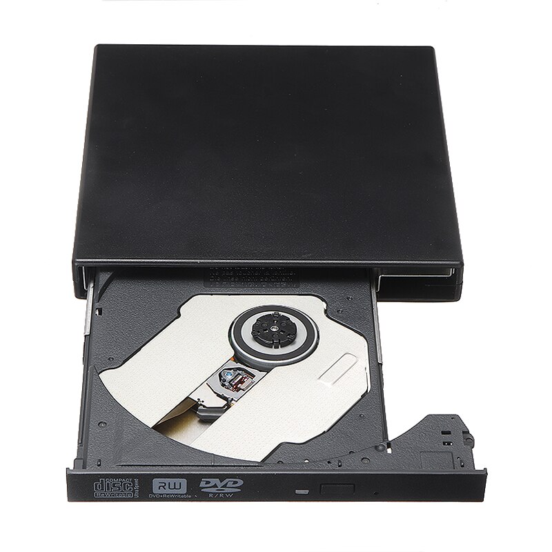Pohiks 1pc USB 2.0 External DVD/CD Burner Universal Desktop Notebook USB Recorder Optical Drive For Windows 10 Laptop PC