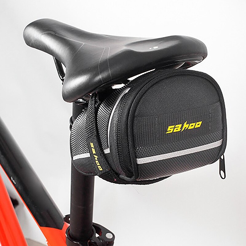SAHOO Bike Repair Kit - Saddle Bag, Mini Pump, Tire Inflator, Chain Tool, Breaker Bar