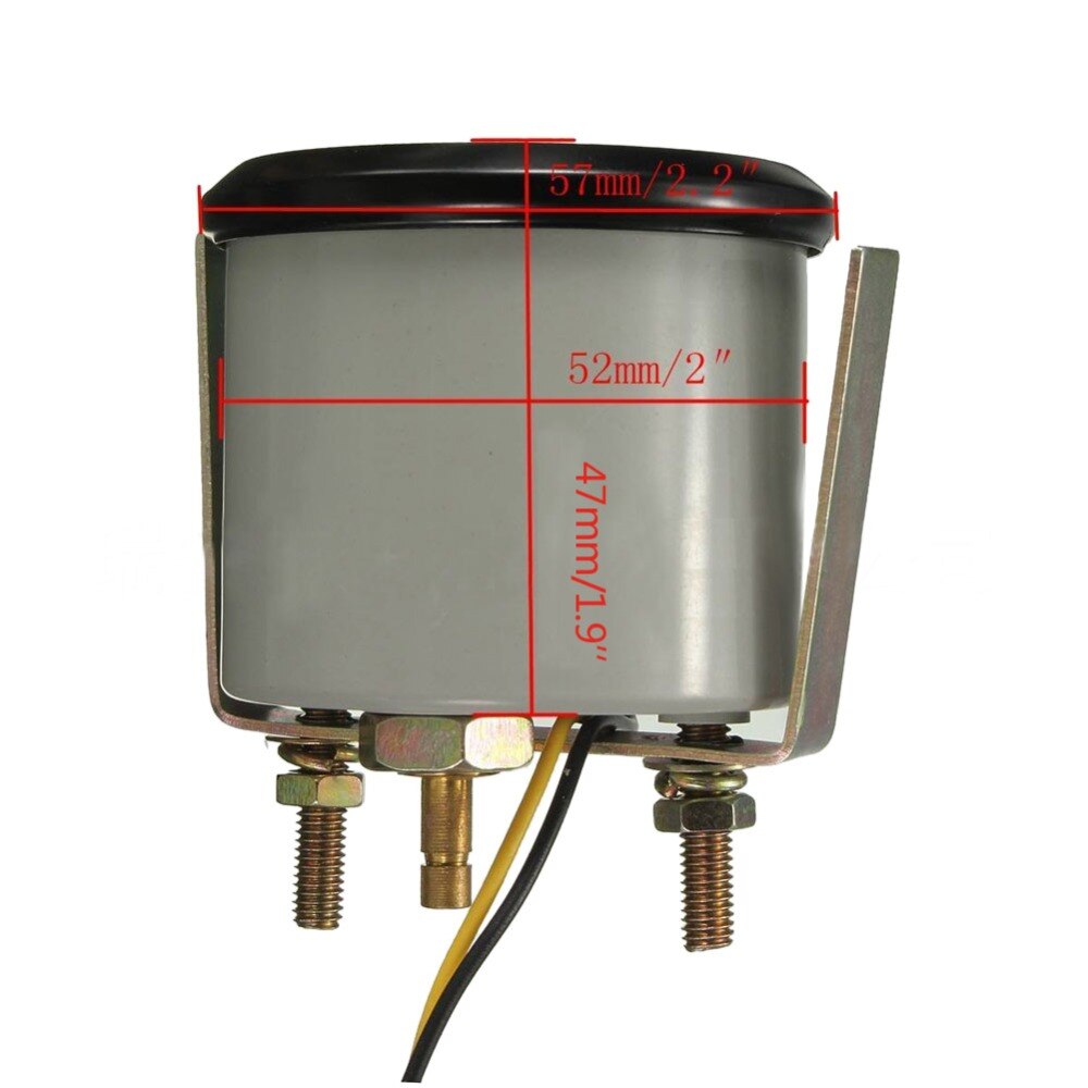 2''52mm Universal Auto Lkw Digital PSI Turbo Boost Gauge Druck Meter Kit