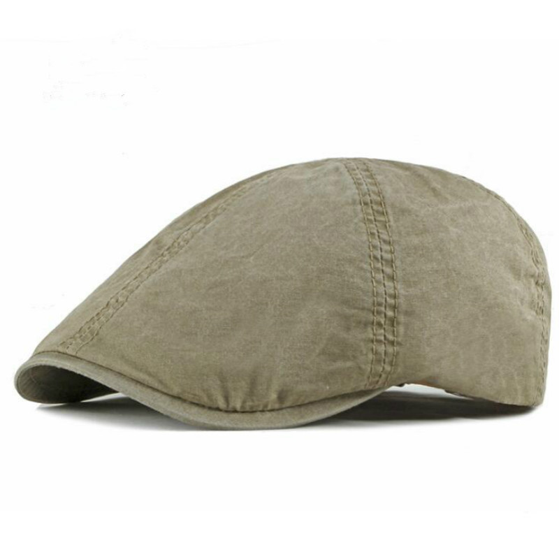 Gorra vaquera lavada con visera para hombres, gorra plana clásica para exteriores, gorra informal para caballero, gorra de hiedra Gatsby, boina para hombre, gorra octogonal Ivy