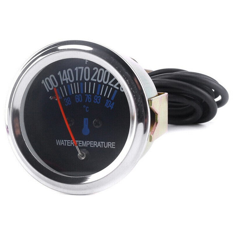 Universal 52mm Car Mechanical Water Temperature Temp Meter Gauge 100-220 Fahrenheit 12V