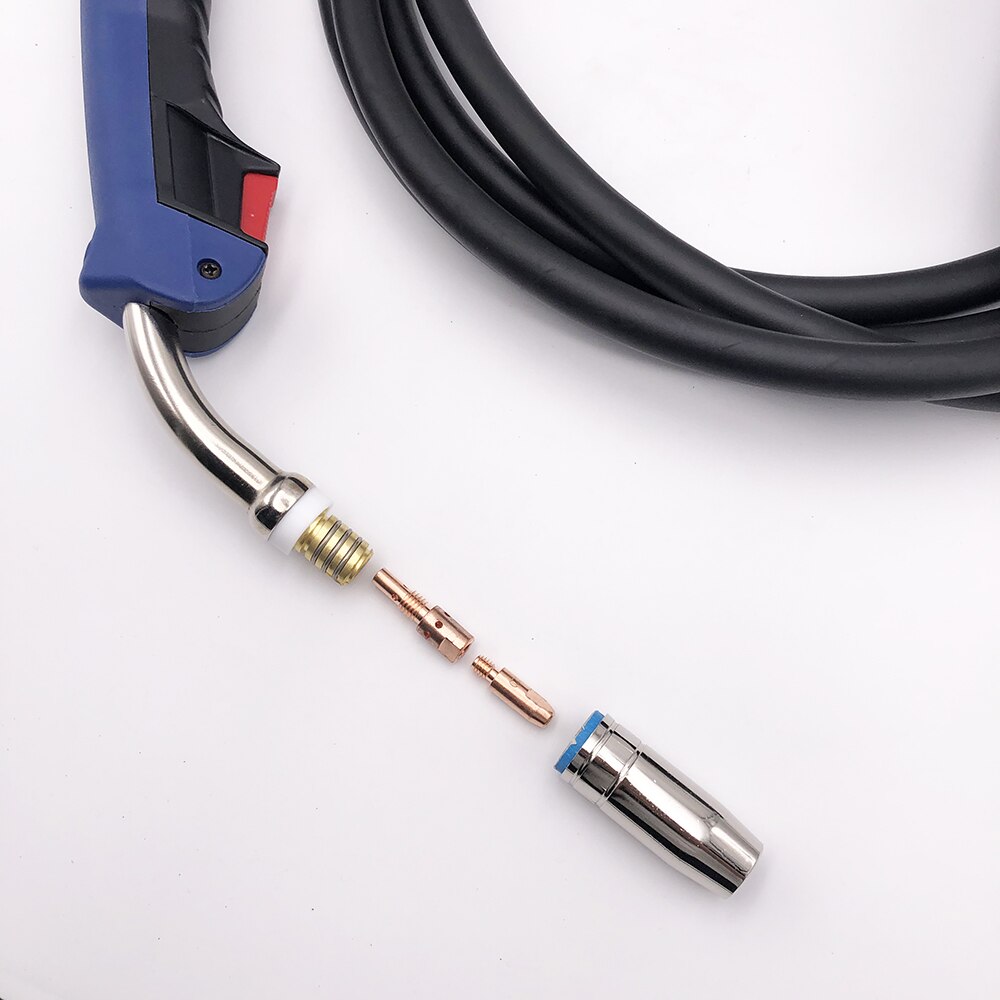 Di alta Qualità Binzel BW 25AK Air Cooled MIG/MAG Saldatura Torcia con manico blu 3M