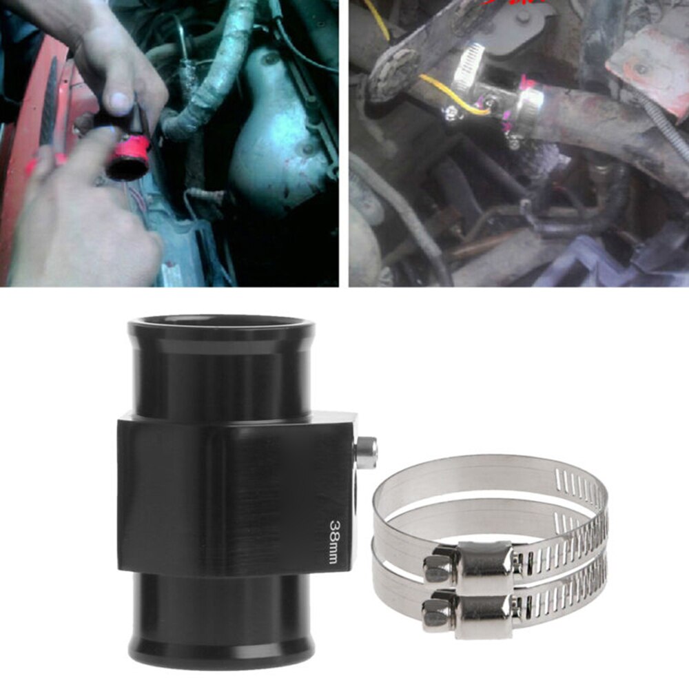 Parts Temperature gauge adapter Radiator Universal Aluminum+Stainless Steel
