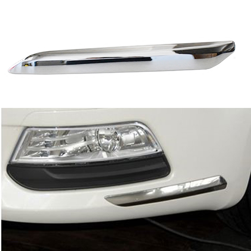 Car Front Bumper Chrome Strip for Citroen C5 X7 2007 Strip Sticker Cover Trim for Peugeot Silver Trim Decoration Cover