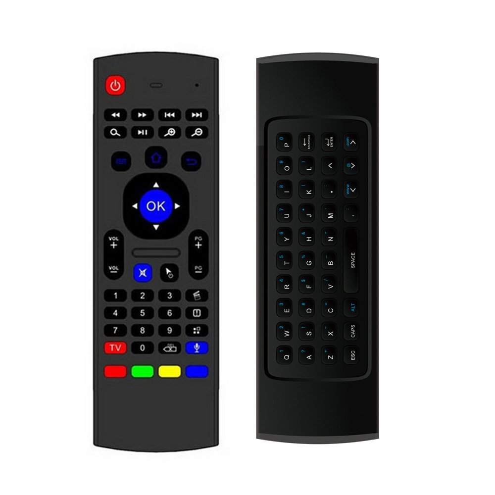 Control remoto por voz inteligente 2,4G aprendizaje infrarrojo de aire para Android/Mac OS/Linux/Windows Android TV Box X96/X96