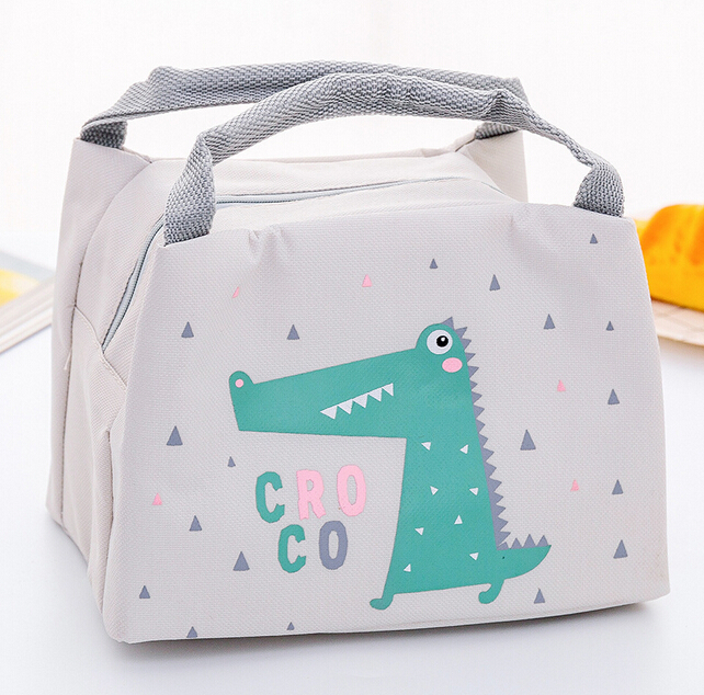 Bolsa de almuerzo con aislamiento portátil para mujeres y niñas lindas, caja de Picnic, refrigerador térmico aislado, bolsa de caja de almuerzo Bento: G