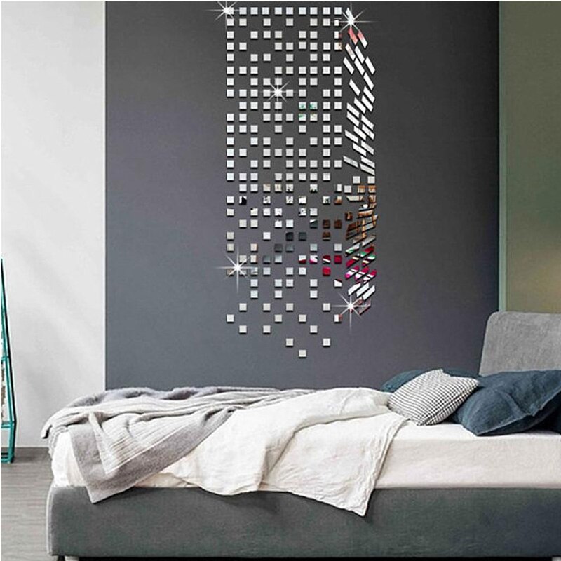 3D Acryl Spiegel Muursticker DIY Creatieve Mozaïek Muursticker Woonkamer Slaapkamer Muur Milieuvriendelijke Muursticker