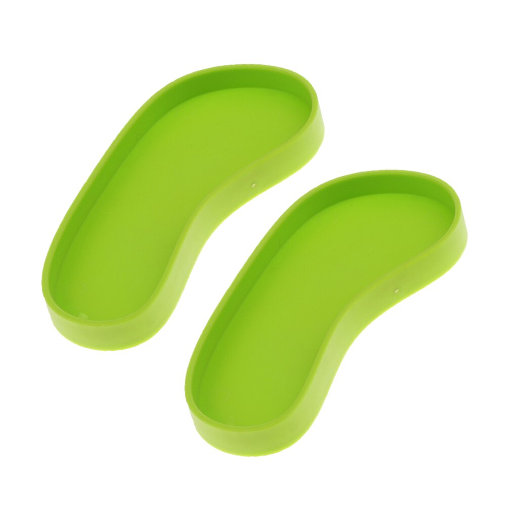 1/2/5 pak krybdyr vand mad fad skål plast gekko måltid orm foder blad form fodaftryk små kæledyr mini hjørne foderskål: Stort fodaftryk