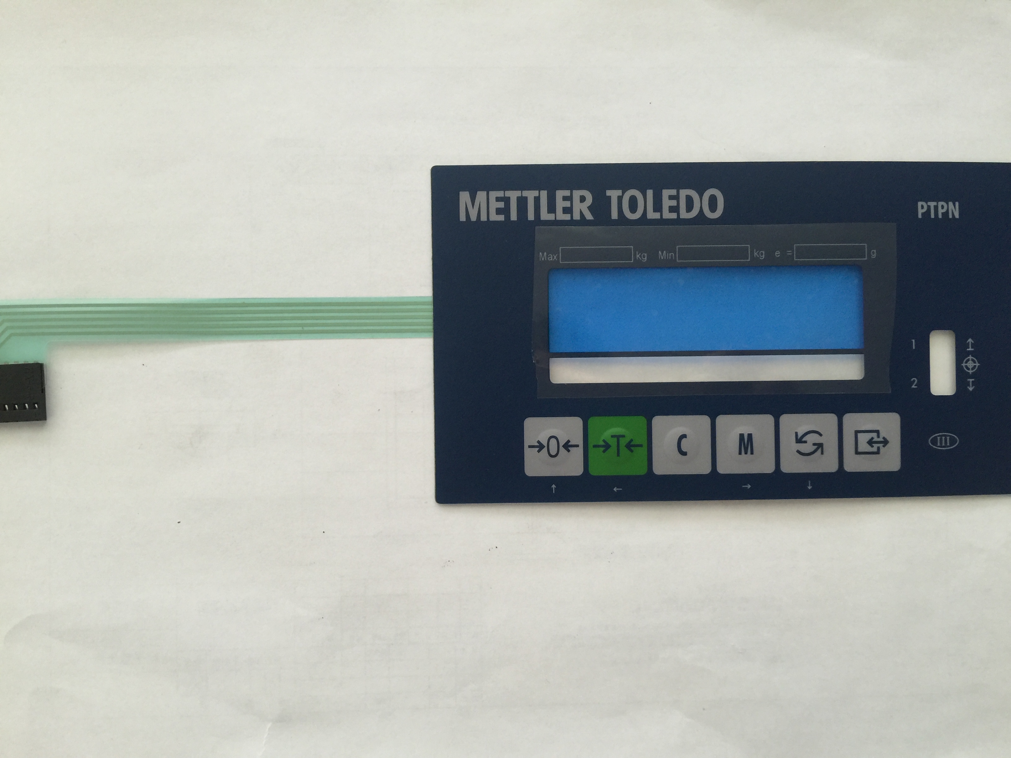 IND320L XK3123 XK3123-3000 PANTHER METTLER TOLEDO Weighing Indicator Replacement touch keypad