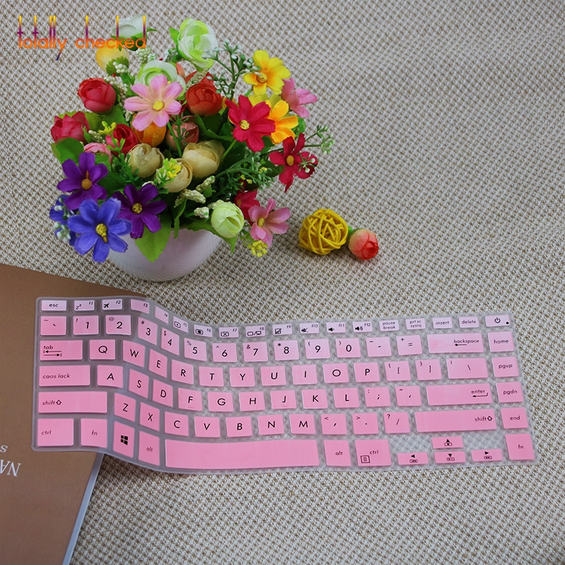 15 pouces Ordinateur Portable Clavier protecteur housse Pour ASUS VivoBook 15 X505 X505ZA X505Z X505BP X505B X510U A505Z A510U 15.6": fadepink