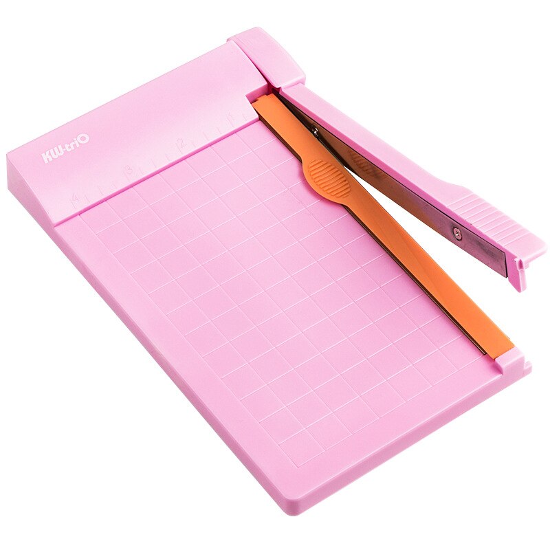 13931 Mini Paper Trimmer A5 Photo Paper Guillotine Built-in Ruler Mini Paper Cutter Office School Stationery Cutting Supplies
