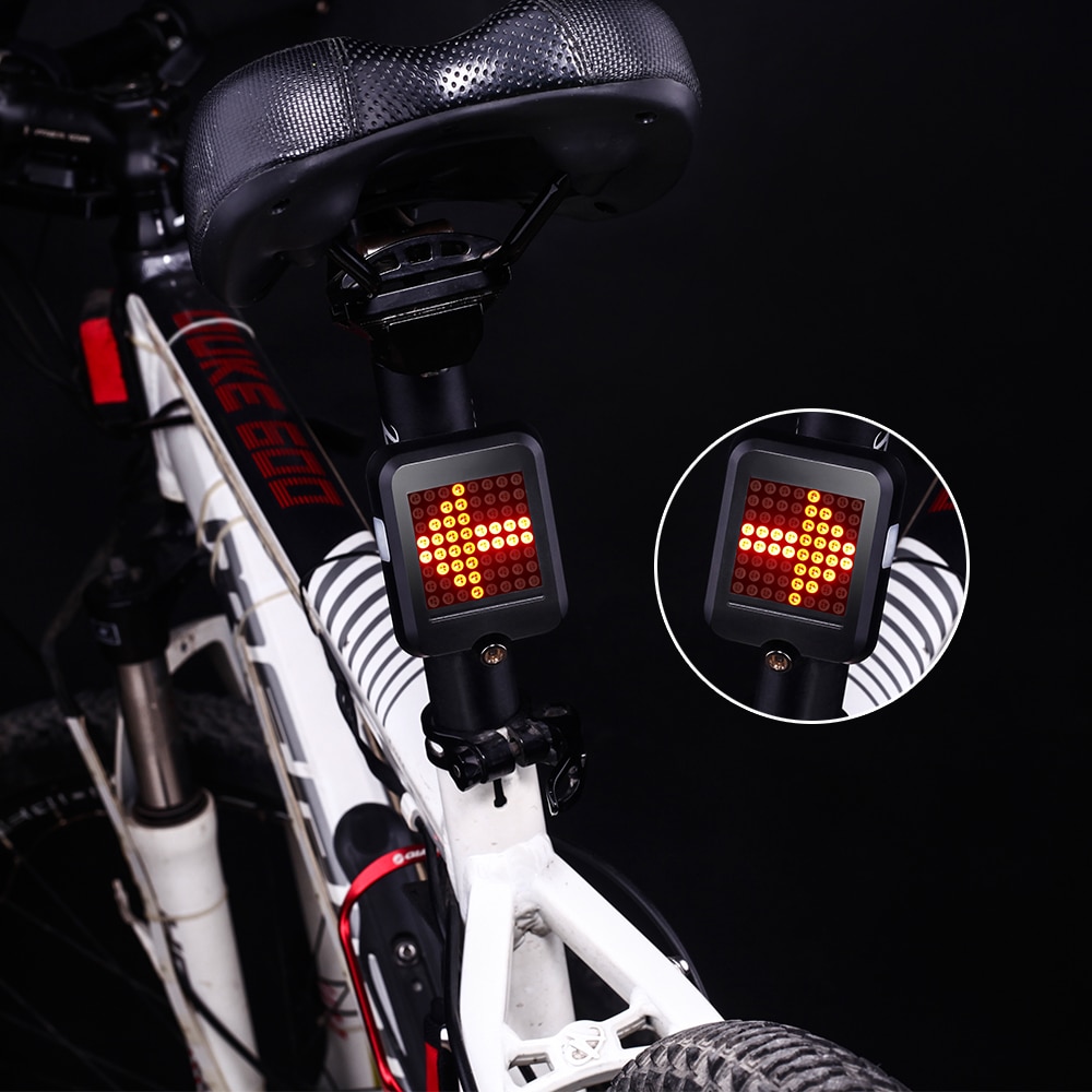 volleybal creatief knijpen 64 LED Automatische Richting Indicator Fiets Achter Achterlicht USB  Oplaadbare Fietsen MTB Bike Veiligheidswaarschuwing Richtingaanwijzers  Licht – Grandado